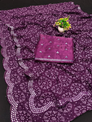 Ethnic Motifs Zari Woven Design Banarasi Saree